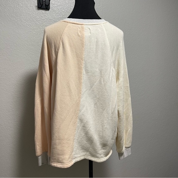 MWL-Madewell Airyterry Colorblock Crewneck Sweater Size 1x - Picture 6 of 8